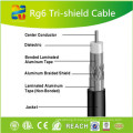 2015 Xingfa a fabriqué le câble Trishield RG6